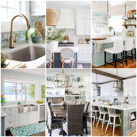 20 Simple Beach Kitchen Ideas for Stunning Coastal Style - Coastal ...