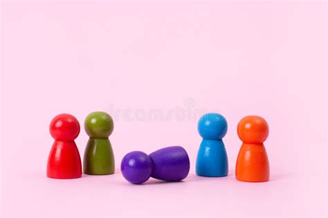 Business People Communication. Young People Community, Group. Colorful ...