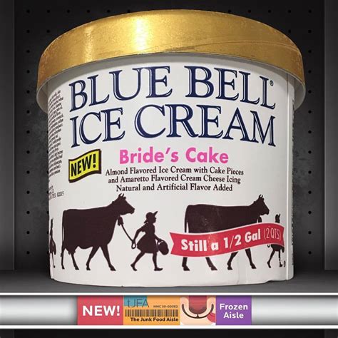 Brides Cake Blue Bell Ice Cream - The Junk Food Aisle