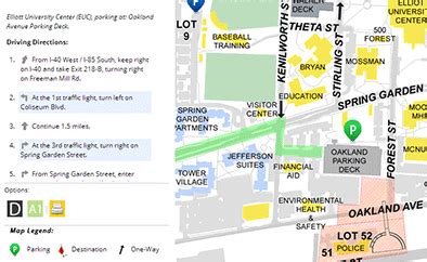 Campus Maps, UNCG