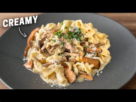 Mushroom White Sauce Pasta (The Ultimate Mushroom Lover's Recipe) - YouTube