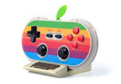 8bitdo AP40 Bluetooth Game Controller Inspired by Classic Apple Logo ...