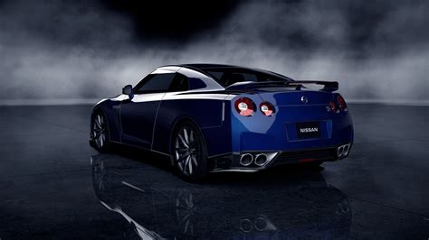 Nissan Gtr R35 Blue (#1791600) - HD Wallpaper & Backgrounds Download