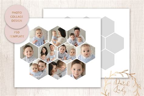 PSD Photo Collage Template #6 Graphic by daphnepopuliers · Creative Fabrica