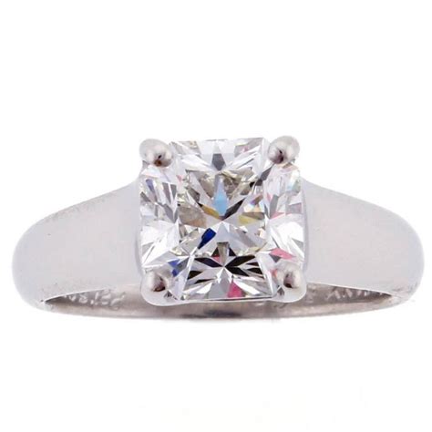 Tiffany & Co. Lucida 1.90 Carat Diamond Platinum Ring | Pampillonia Jewelers | Estate and ...