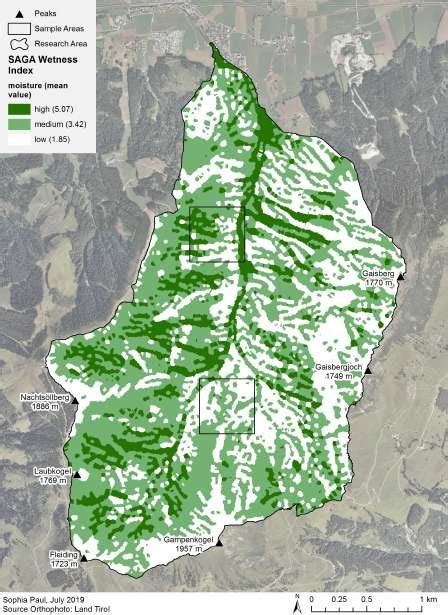 4.: Maps of the single feature clustering and classification for the... | Download Scientific ...