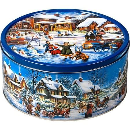 8 lb Jacobsens Danish Butter Cookies Winter Tin Theme Two 4 lb Tins? - Walmart.com