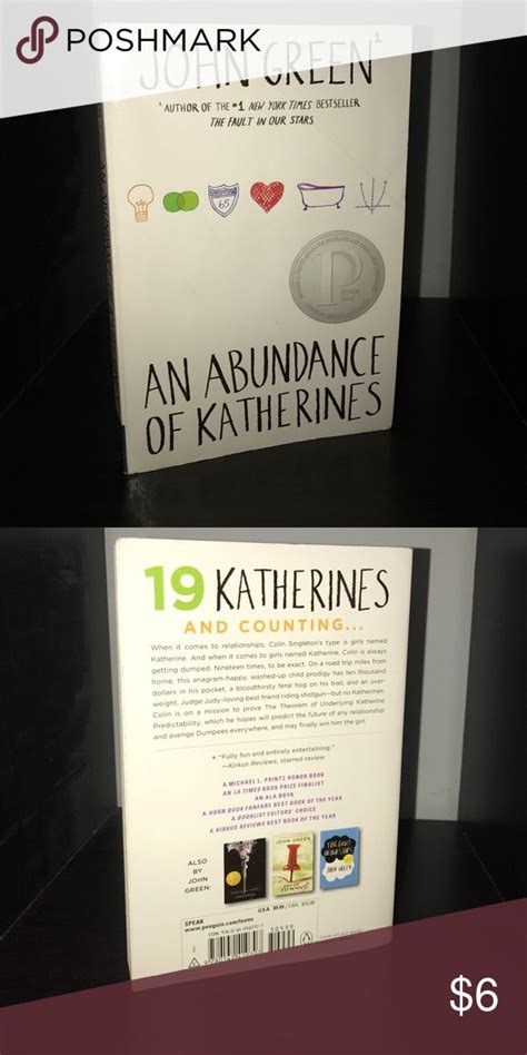 An Abundance of Katherine's by John Green | An abundance of katherines ...