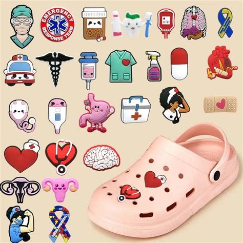 Nurse Doctor NHS Hospital Medical Croc Charms Clogitz Fit - Etsy UK in 2023 | Jibbitz crocs ...