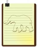 Elephant Line Art Drawing Free Stock Photo - Public Domain Pictures