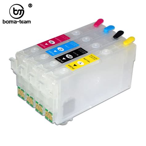 AU 812XL 822xl refillable Ink Cartridge With Chip Non OEM For Epson WorkForce WF-7830 WF-7835 ...