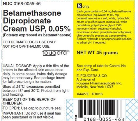 Betamethasone Cream - FDA prescribing information, side effects and uses