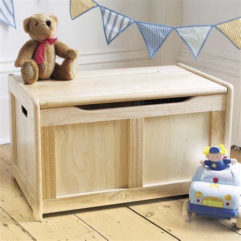 Pintoy Natural Wooden Toy Box | JoJo Maman Bebe | Wooden toy boxes ...