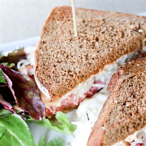 Reuben Sandwich with Thousand Island Dressing - Oxbow Tavern