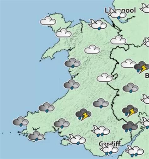 Wales weather forecast and when rain and thunderstorms could hit ...