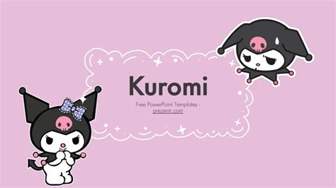 Free Kuromi PowerPoint Template - Prezentr