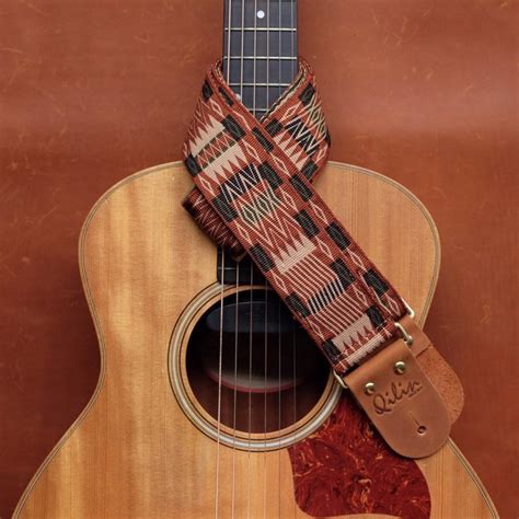 Brown Woven Guitar Strap - Etsy