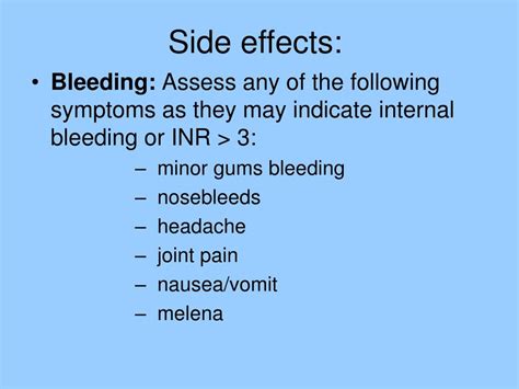 PPT - Coumadin/Warfarin PowerPoint Presentation, free download - ID:3425258