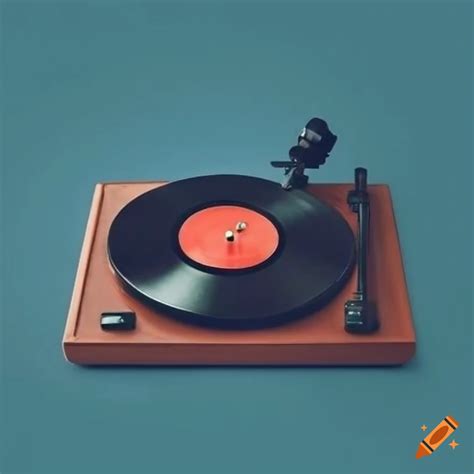 Vintage record player on Craiyon