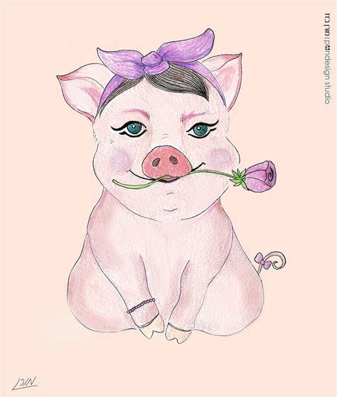 Pig Lady on Behance