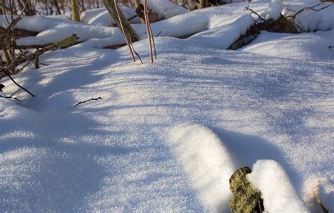 Glistering snow landscape with glittering snow chrystals Photograph by ...