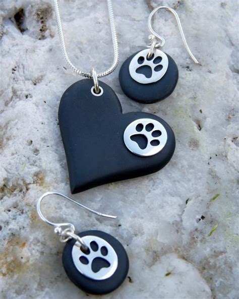 Welsh Slate and Silver Paws Jewellery www.marieluned.co.uk | Paw jewelry, Hand made jewelry ...