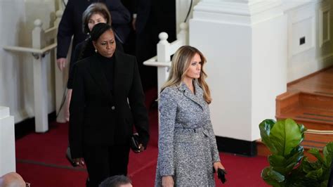 Melania Trump takes her place in the former first ladies club with Rosalynn Carter memorial ...