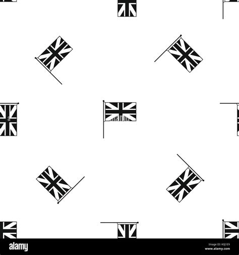 UK flag pattern seamless black Stock Vector Image & Art - Alamy