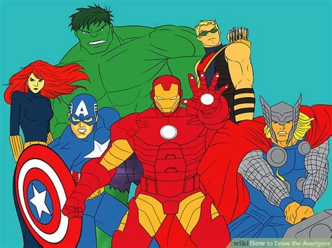 How to Draw the Avengers (with Pictures) - wikiHow