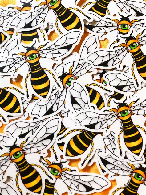 Bumblebee stickers | Etsy