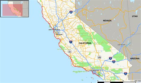 Us Highway 1 California Map Pacific Coast 5 Luxury The Ultimate Road ...