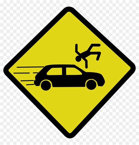 Clipart - Car Accident Sign - Free Transparent PNG Clipart Images Download