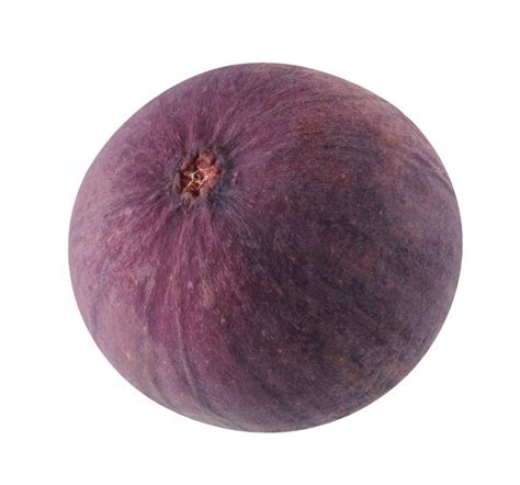 Premium Photo | One purple figs isolated.