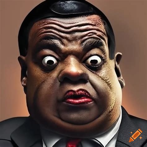 Fat black mr bean