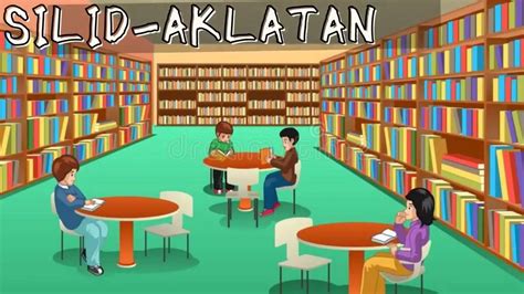 Silid Aklatan Clipart House