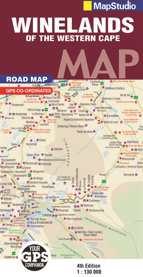 Winelands of the Western Cape Road Map - Previous Edition - ePDF