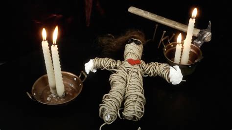 Voodoo Doll Black Magic Practice Stock Footage Video 5309015 - Shutterstock