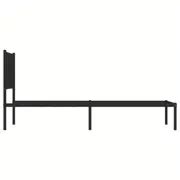 Metal Bed Frame Headboard Black 39 4 X78 7 Home Kitchen - Temu