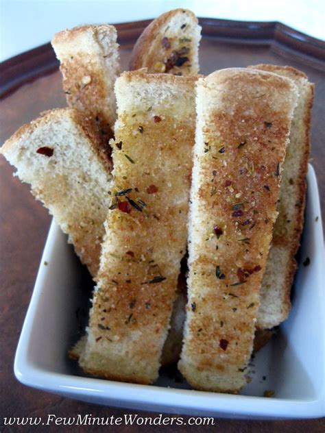 Garlic Bread Sticks In 5 Minutes - Few Minute Wonders