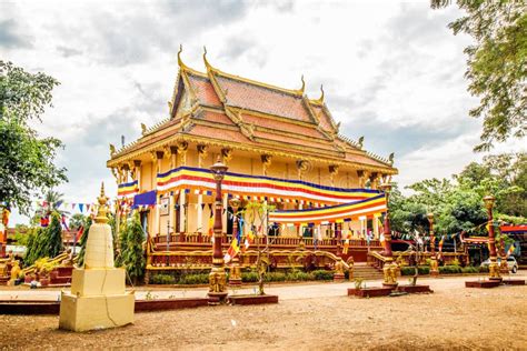 Cambodia Pagoda Buddhism In Siem Reap Editorial Photography - Image of ...