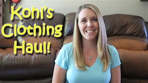 KOHL'S CLOTHING HAUL! - YouTube