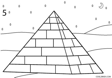 How to Draw a Pyramid (Step by Step Pictures) | Cool2bKids