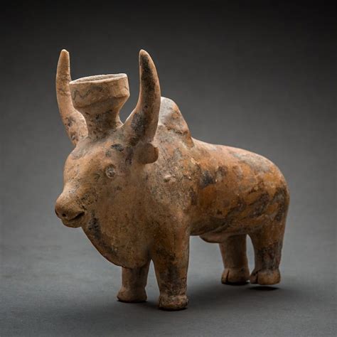 Indus Valley Slip-Painted Terracotta Sculpture of a Bull - SF.168 ...