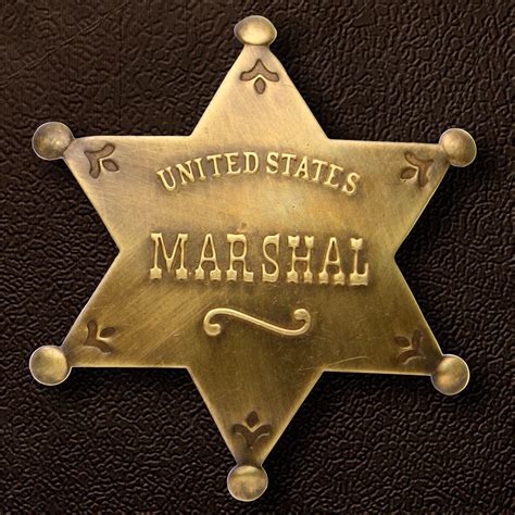 United States Marshal Badges by Costumes and Collectibles