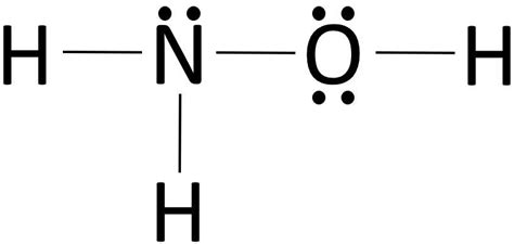 Draw the Lewis structure for hydroxylamine, $H _2 NOH$. What | Quizlet