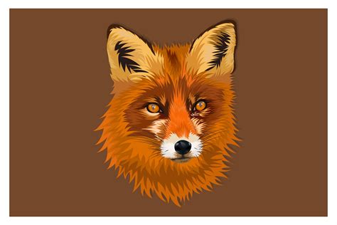 Cartoon fox head drawing 1268445 Vector Art at Vecteezy