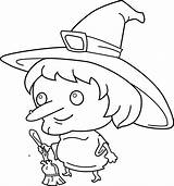 Witch Printable Coloring Pages sketch template