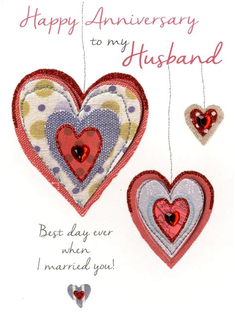 Husband Happy Anniversary Greeting Card | Cards | Love Kates