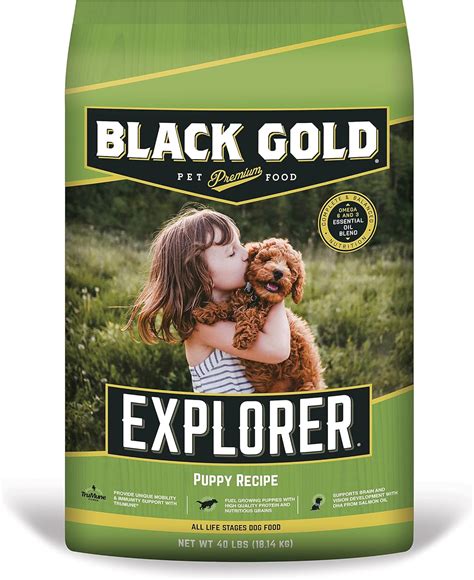 Amazon.com: Black Gold Explorer Puppy Recipe Dry Dog Food, Chicken, 40 ...