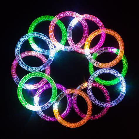 Led Bracelets *12 Pack* Premium Glow In The Dark, Great For Parties, Weddings Birthdays And More ...